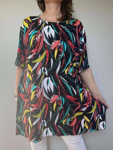 Tunika damskie 5286 Mix kolor Standard (Towar Polskie) 1