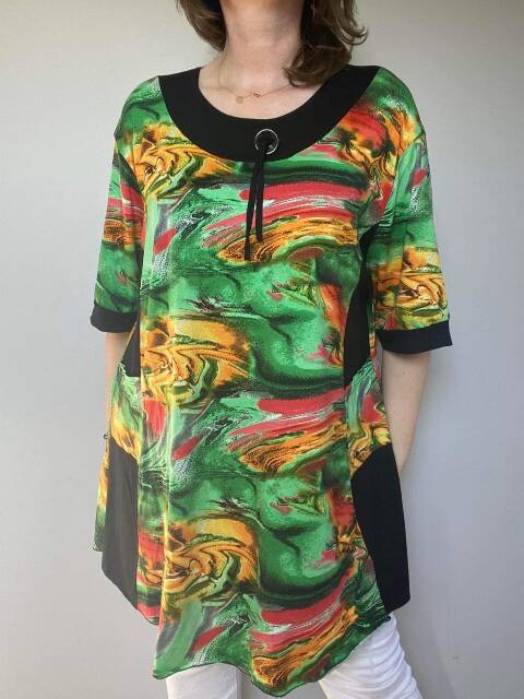 Tunika damskie 5293 Mix kolor Standard (Towar Polskie) 1