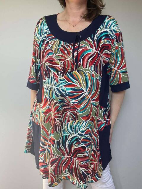 Tunika damskie 5294 Mix kolor Standard (Towar Polskie)