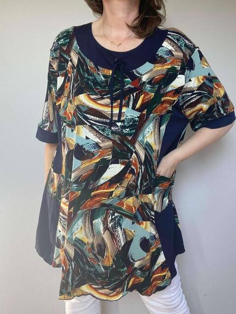 Tunika damskie 5295 Mix kolor Standard (Towar Polskie)