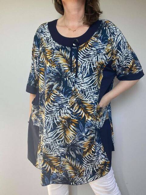 Tunika damskie 5298 Mix kolor Standard (Towar Polskie) 1