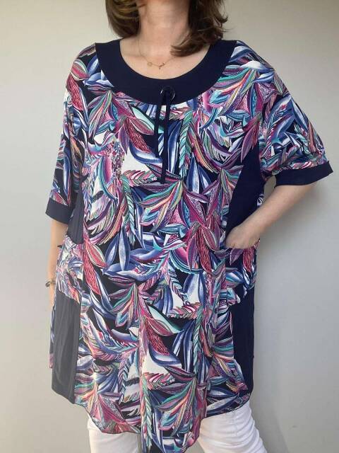 Tunika damskie 5300 Mix kolor Standard (Towar Polskie)