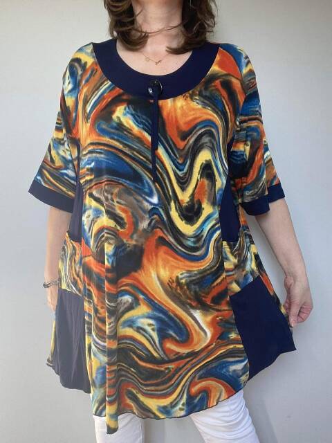 Tunika damskie 5301 Mix kolor Standard (Towar Polskie) 1