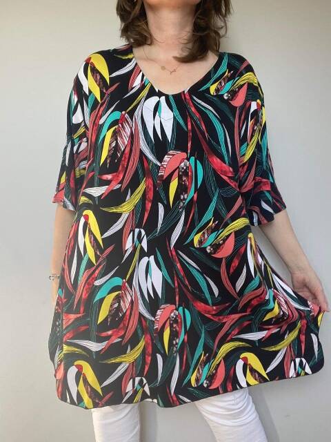 Tunika damskie 5305 Mix kolor Standard (Towar Polskie) 1
