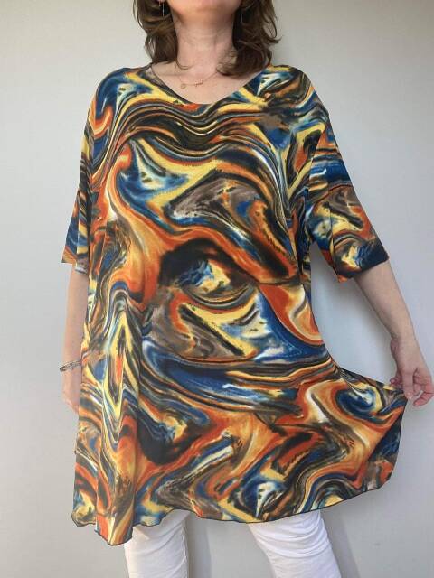 Tunika damskie 5309 Mix kolor Standard (Towar Polskie) 1