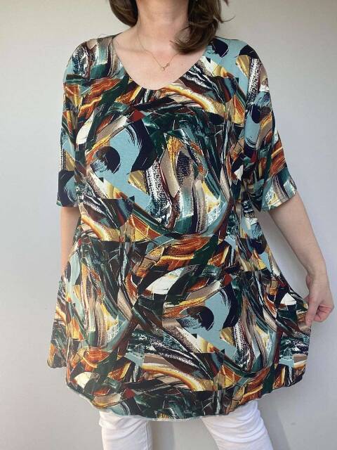 Tunika damskie 5311 Mix kolor Standard (Towar Polskie) 1