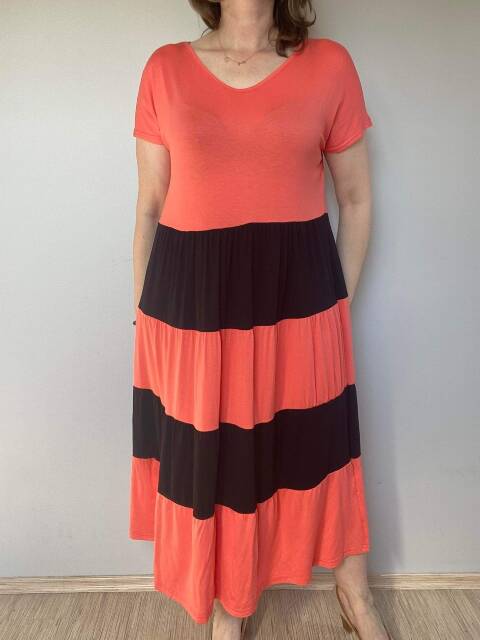 Sukienka damskie 5320 Mix kolor Standard (Towar Polskie)