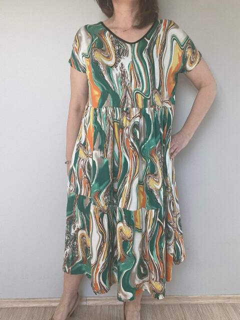 Sukienka damskie 5340 Mix kolor Standard (Towar Polskie)