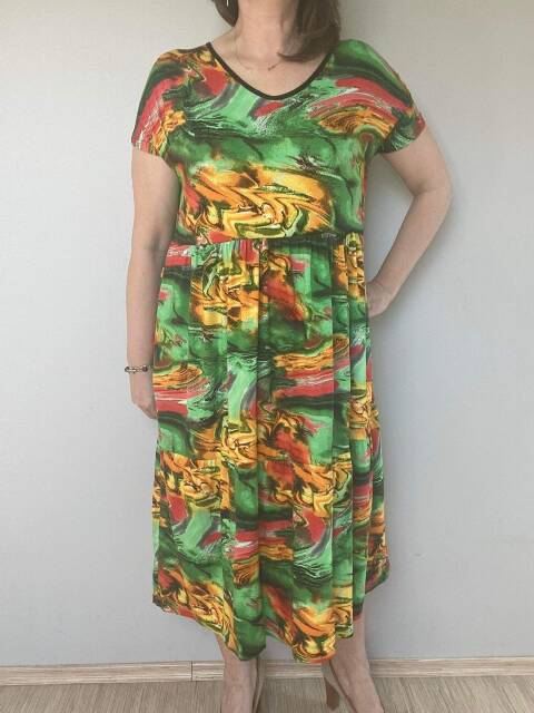 Sukienka damskie 5341 Mix kolor Standard (Towar Polskie)