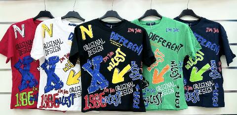 Bluzki chłopięce 5346 Mix kolor 4-14 1