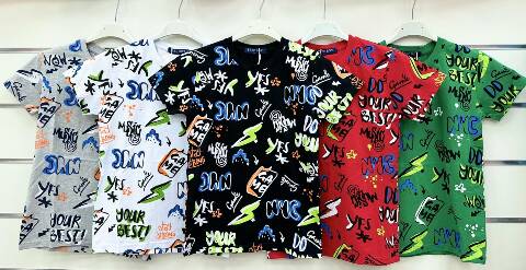 Bluzki chłopięce 5356 Mix kolor 4-14