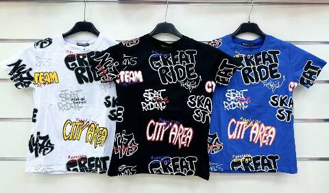 Bluzki chłopięce 5366 Mix kolor 4-14