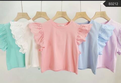 Bluzki dziewczęce 5375 Mix kolor 4-14 1