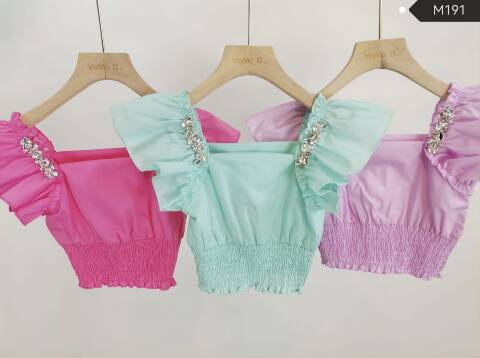 Bluzki dziewczęce 5376 Mix kolor 4-14