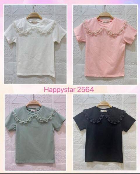 Bluzki dziewczęce 2564 Mix kolor 4-14