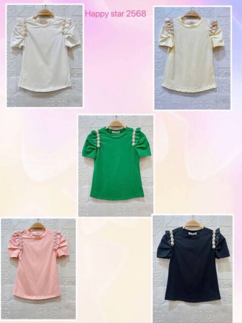 Bluzki dziewczęce 2568 Mix kolor 4-14 1