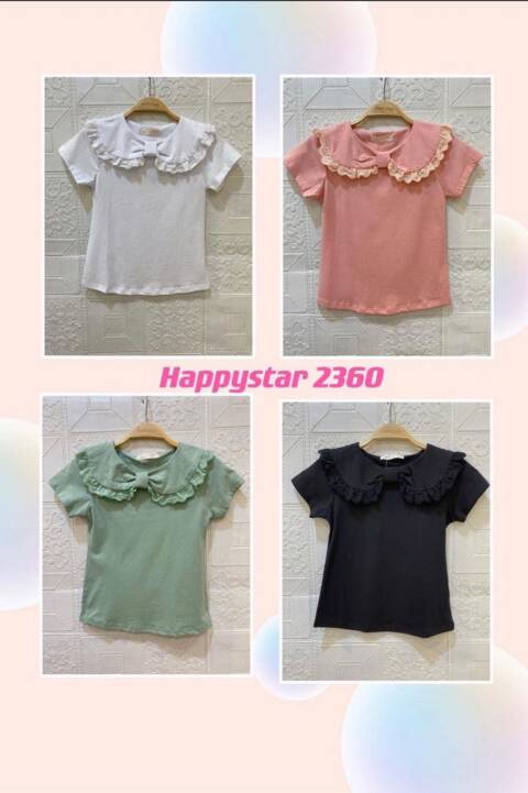 Bluzki dziewczęce 2560 Mix kolor 4-14