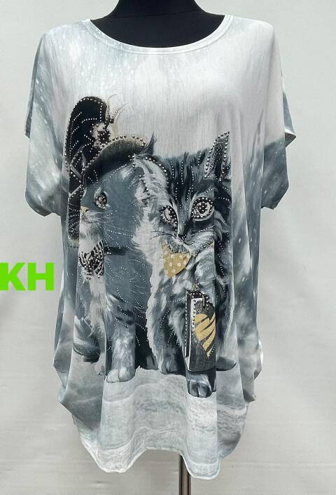 Bluzka damskie 5734 Mix kolor L-4XL (towar china) 1