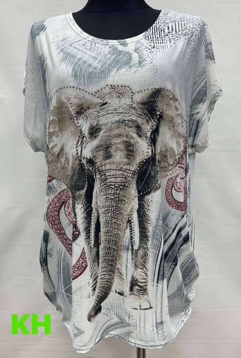 Bluzka damskie 5739 Mix kolor L-4XL (towar china)