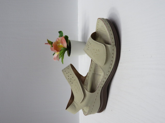 Sandały damskie XD-2202 BEIGE/WHITE 36-41