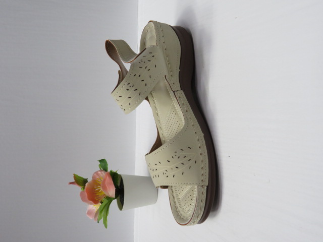 Sandały damskie XD-2202 BEIGE/WHITE 36-41 1