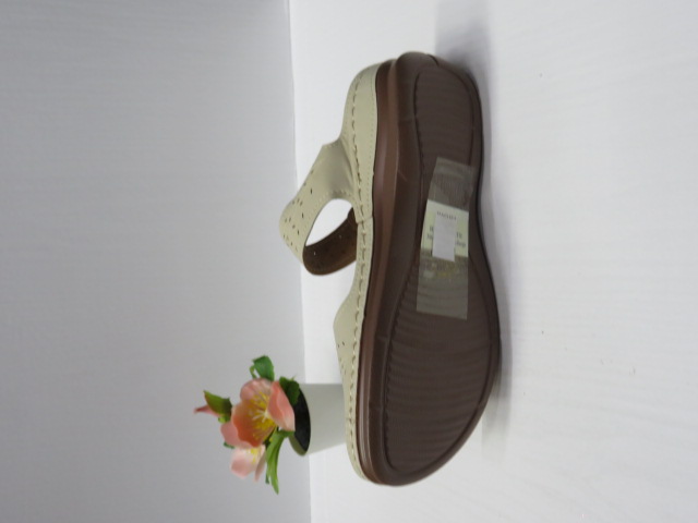 Sandały damskie XD-2202 BEIGE/WHITE 36-41 2