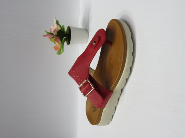 Klapki Damskie 6405-3 RED 36-41 