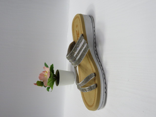Klapki Damskie 07006 SILVER 36-41 1
