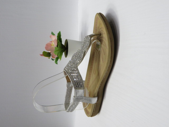 Sandały damskie 61323-5 SILVER 37-42