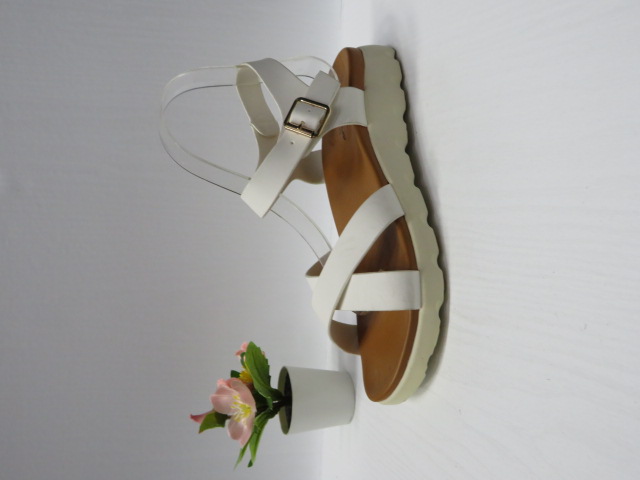Sandały damskie 6404-2 WHITE 36-41