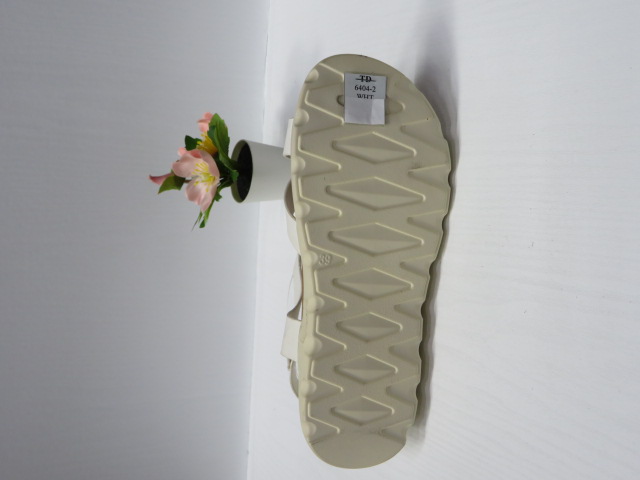 Sandały damskie 6404-2 WHITE 36-41 2