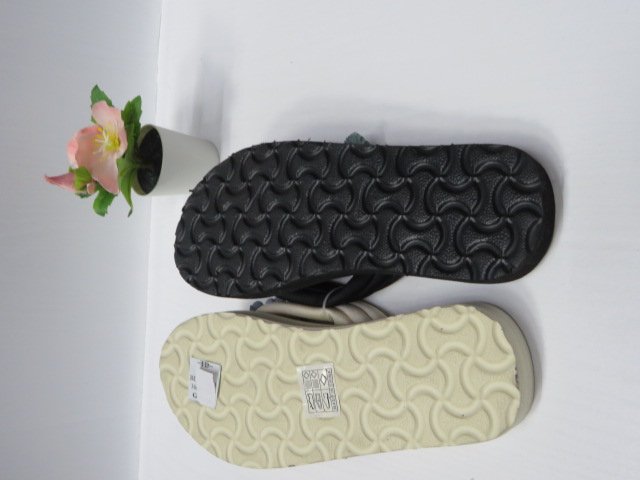 Klapki Damskie 198-21 BLACK/WHITE/ROSE 36-41 2