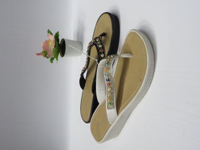 Klapki Damskie 2105 BLACK/WHITE/PINK 36-41