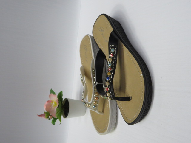 Klapki Damskie 2105 BLACK/WHITE/PINK 36-41 1