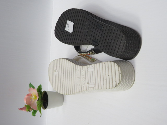 Klapki Damskie 2105 BLACK/WHITE/PINK 36-41 2