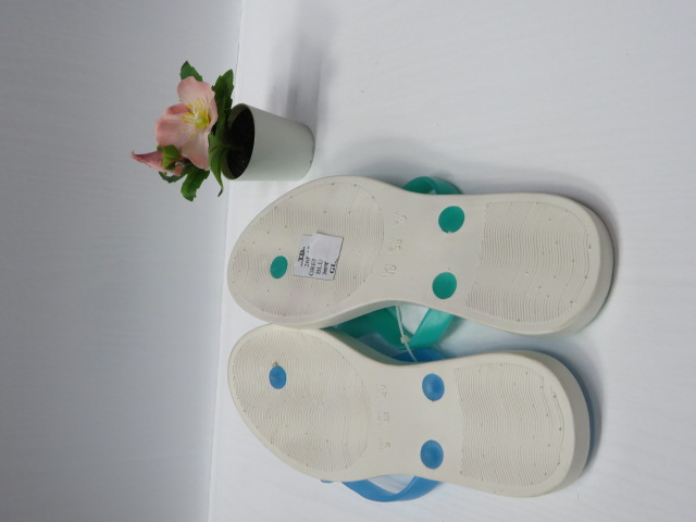 Klapki Damskie 268-17 GREEN/BLACK/BLUE/FUSHIA 36-41 1