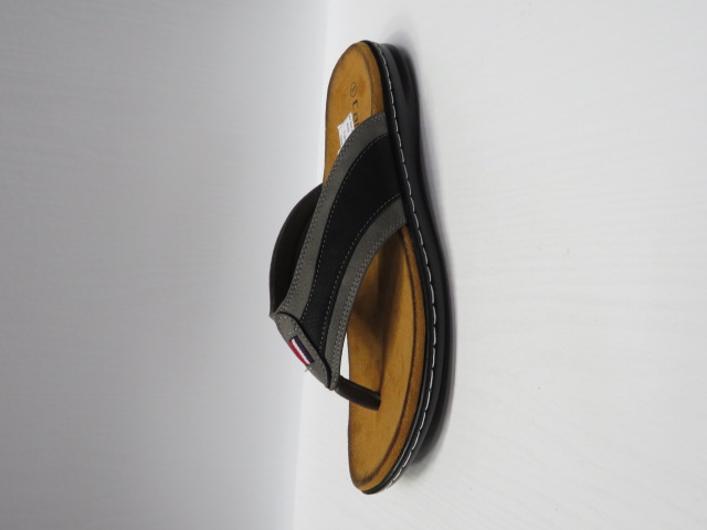 Klapki Męskie JK3687-3 D.GREY/BLACK 40-46