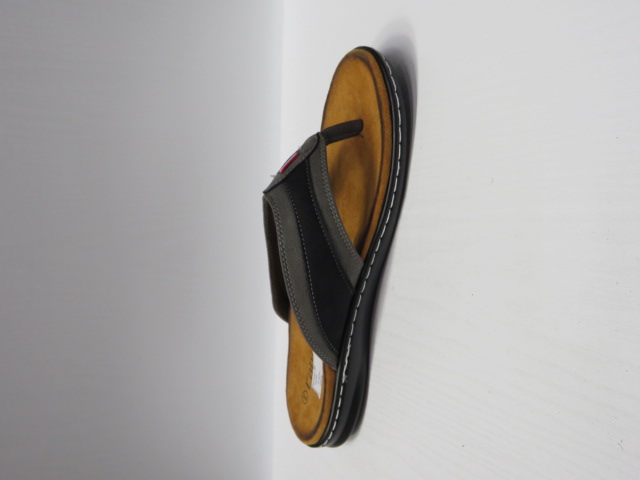 Klapki Męskie JK3687-3 D.GREY/BLACK 40-46 1