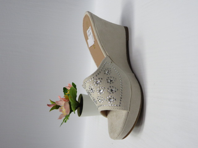 Klapki Damskie B04 BEIGE 36-41 1