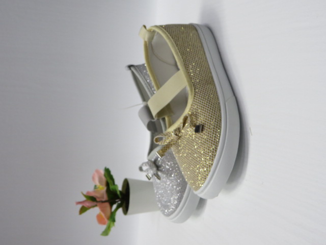 Baleriny Dziecięce 942C GOLD/PINK/SILVER 31-36
