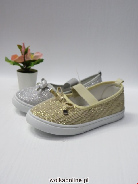 Baleriny Dziecięce 942C GOLD/PINK/SILVER 31-36