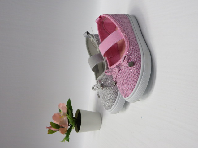 Baleriny Dziecięce 942B GOLD/PINK/SILVER 26-30