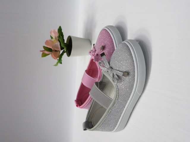Baleriny Dziecięce 942B GOLD/PINK/SILVER 26-30 1