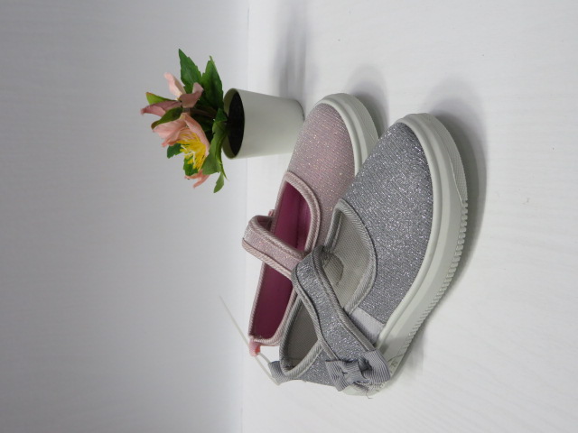 Baleriny Dziecięce 932B GOLD/PINK/SILVER 25-30 1