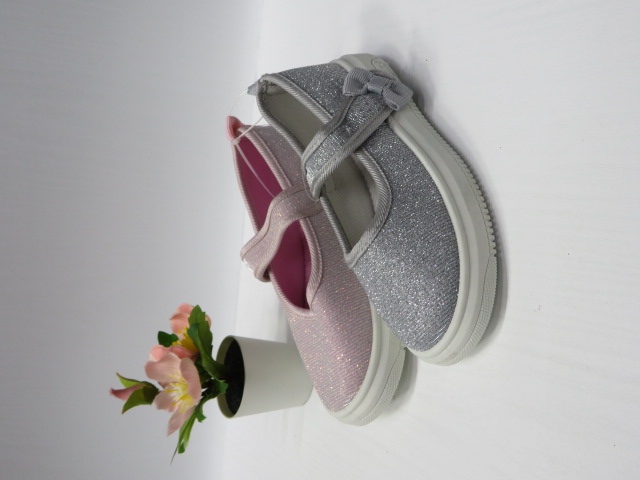 Baleriny Dziecięce 932C GOLD/PINK/SILVER 31-36