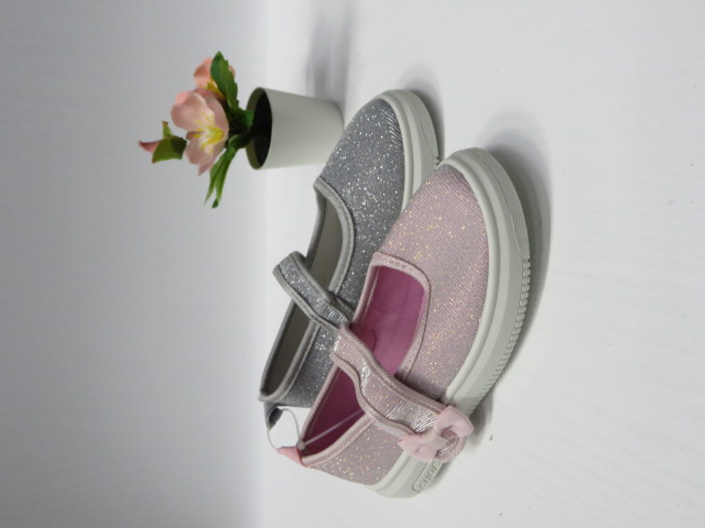 Baleriny Dziecięce 932C GOLD/PINK/SILVER 31-36 1