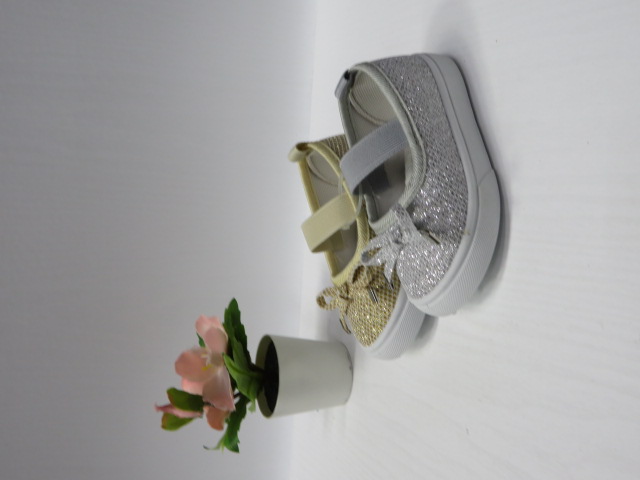 Baleriny Dziecięce 942A GOLD/PINK/SILVER 20-25