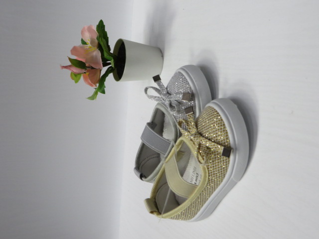 Baleriny Dziecięce 942A GOLD/PINK/SILVER 20-25 1