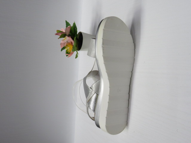 Sandały damskie 0-51 SILVER 36-41 2