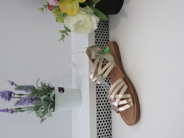 Sandały damskie 11-47 GOLD 36-41 1